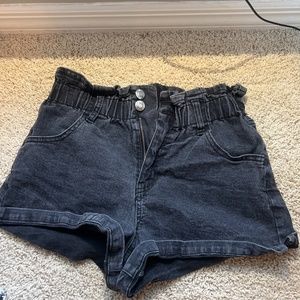 wild fable black jean shorts